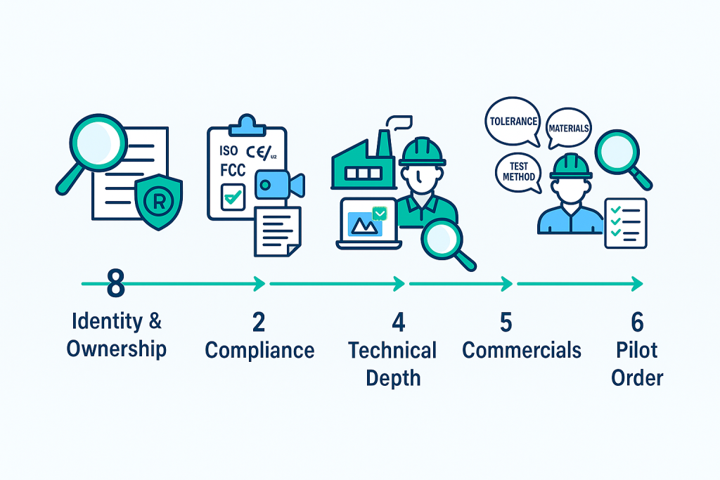 A step-by-step due-diligence workflow